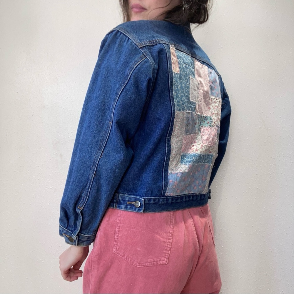 Vintage Patchwork Denim Jacket